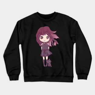 Cute chibi witch girl Crewneck Sweatshirt